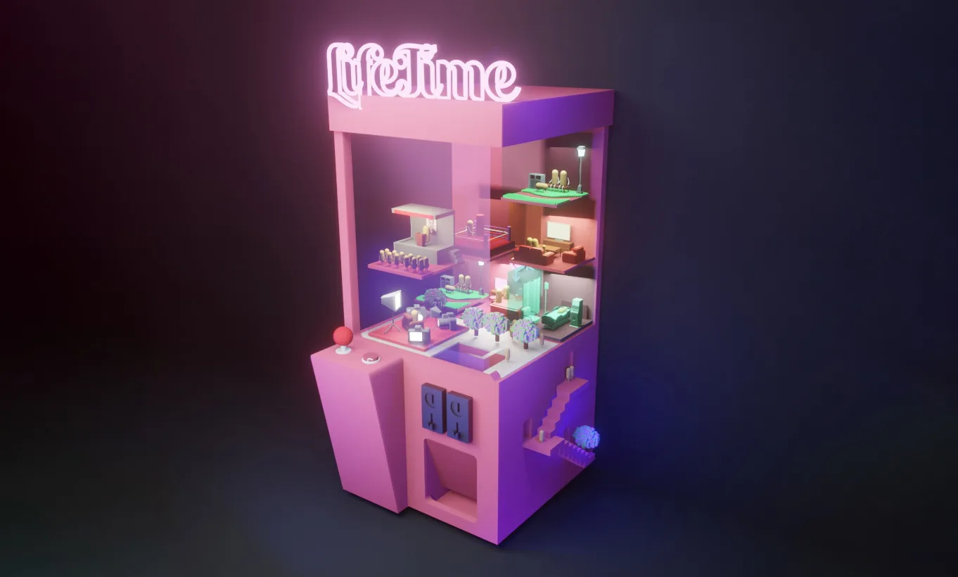 3D Modeling — Claw Machine