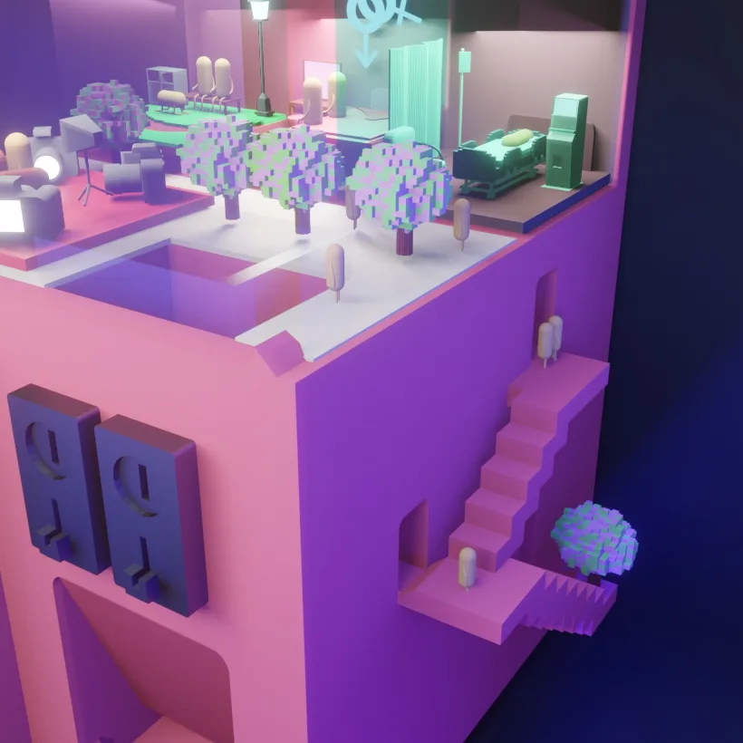 3D Modeling — Claw Machine