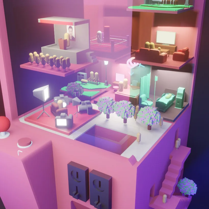 3D Modeling — Claw Machine